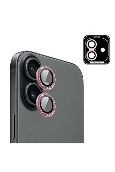 Ipg Prolens Camera Lens Protector for iPhone 17 with Diamond Gemstone Frame, ...