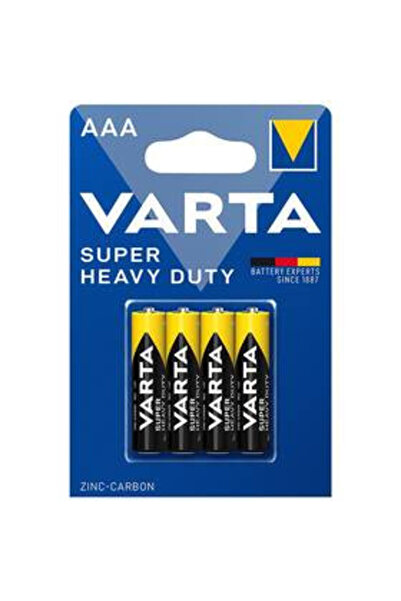 Varta Battery Super Heavy Duty AAA Fol 4 pcs