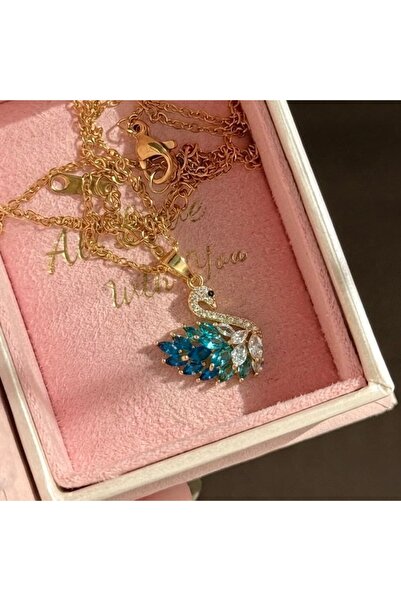 Heda Jewelry Mavi Kuğu Kolye