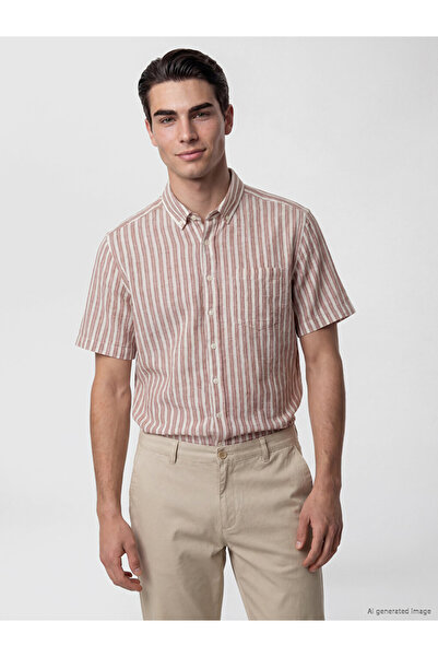 LC Waikiki Esvab • Modern & Distinctive Standart Fit Striped Men's Shirt
