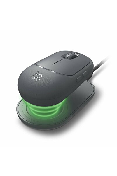 OEM Zagg Pro Mouse Ασύρματο Ποντίκι με Qi Ασύρματη φόρτιση σε χρώμα space grey