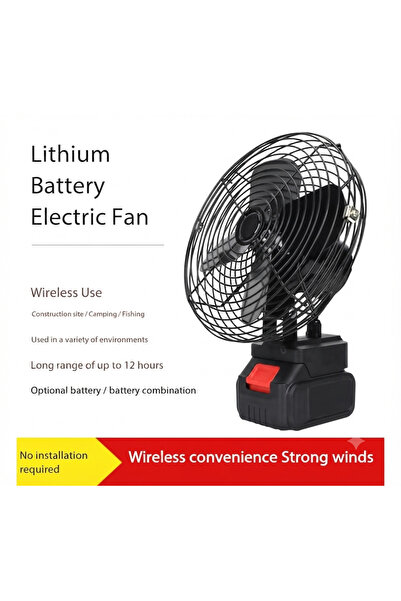 Generic 8-Inch Portable Cordless Heavy-Duty Fan