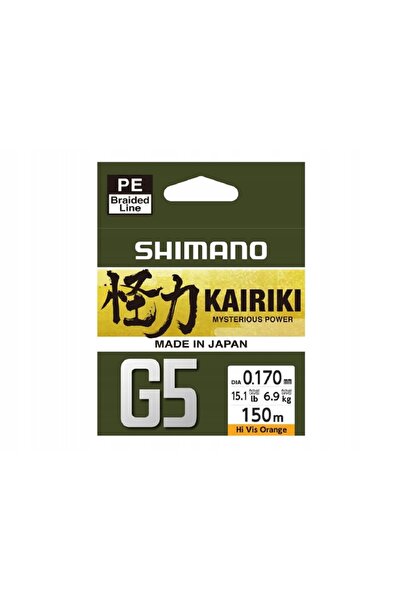 Shimano Plecionka Kairiki G5 0.17 mm / 150 m Portocaliu