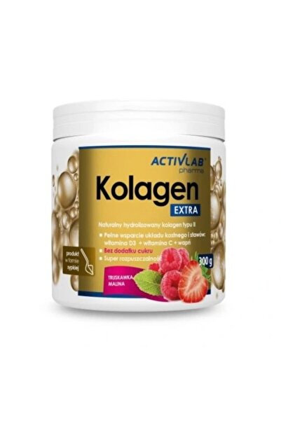 NO BRAND Colagen ACTIVLAB Extra cu căpșuni și zmeură (300 g)