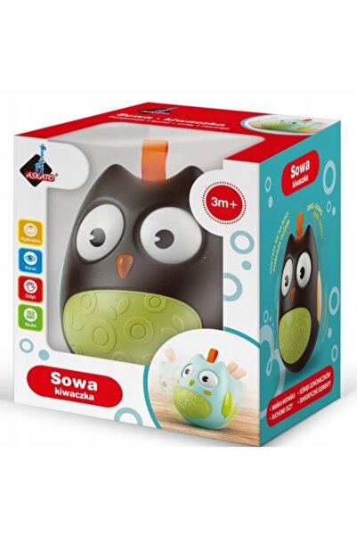 NO BRAND ZABAWKA ASKATO SOWA KIWACZKA WANKA WSTAŃKA SOWA DARK 116235