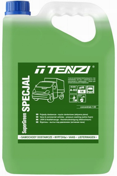 NO BRAND Lichid de spălat motor și caroserie TENZI Super Green Specjal 5000 ml