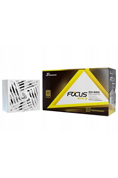 NO BRAND Sursă de alimentare SEASONIC Focus GX-850 850W 80 Plus Gold ATX3.0 Alb