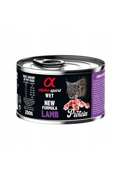 NO BRAND Hrana pentru pisici ALPHA SPIRIT Proteină Miel 200 g