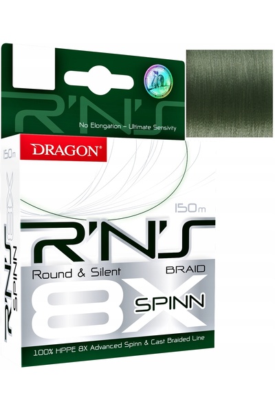 NO BRAND Fir DRAGON R N S 8X Spinn 0,12 mm / 150 m Verde
