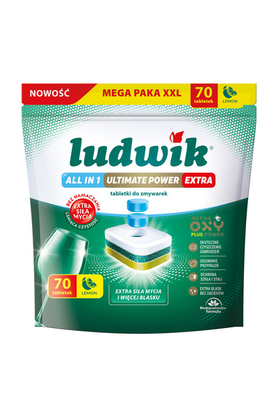 NO BRAND Tablete pentru mașini de spălat vase LUDWIK All In One Ultimate Powe...