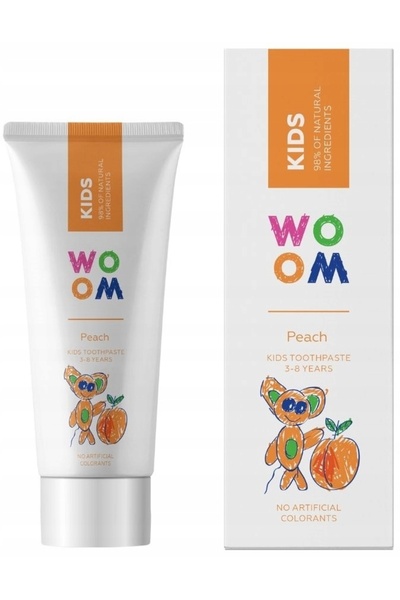 NO BRAND Pastă de dinți WOOM Kids Peach 50 ml
