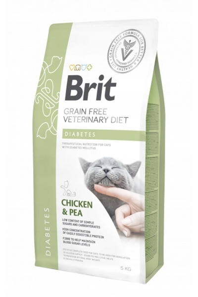 NO BRAND Hrana pentru pisici BRIT Grain Free Veterinary Diets Cat 5 kg