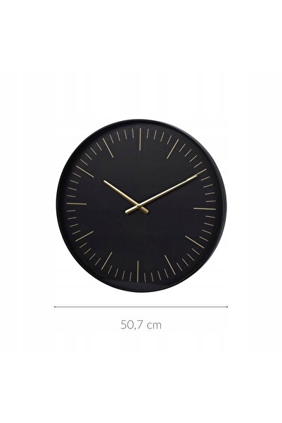 Excellent Ceas de perete HOUSEWERE 50 cm Negru-auriu