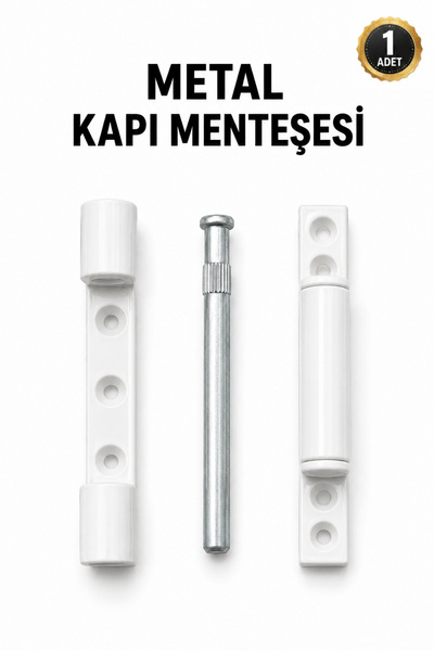 Alıç Metal Door Hinge - Durable Body Pin Hinge Set - 1 Pc