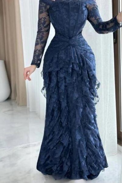 RENATA FASHION فستان دانتيل فاخر