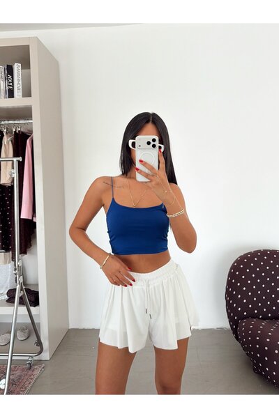 myd Sandy Shorts with Inner Tights - White