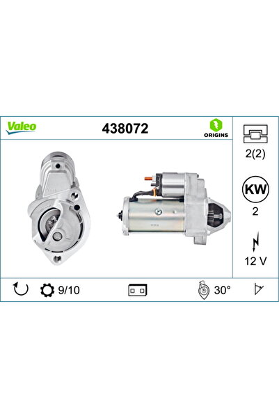 VALEO Electromotor (12v 2kw Nouă cu Garanție) Audi 80 B3 80 B4 90 B3 A4 B5 A4...