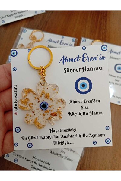 sevgiliatolyemm mutluluk getirmesi dileğiyle Nazar Boncuklu Kartlı Yonca Anah...