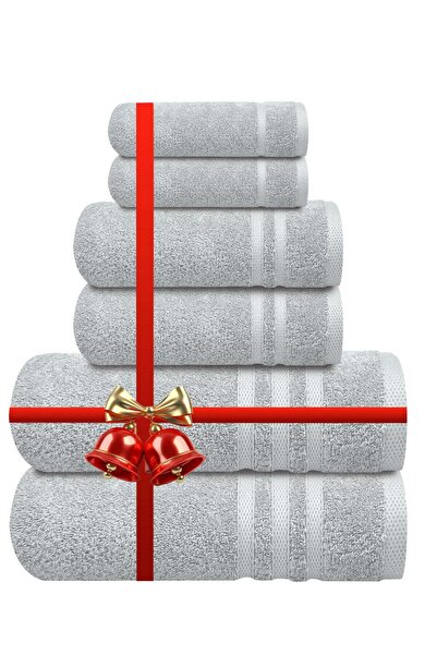 Generic Infinitee Xclusives Premium Grey Bath Towel Set - 100% Turkish Cotton...