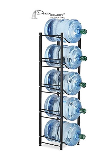 DubaiGallery Water Cooler Jug Rack 5-Tier Water Storage Rack for 5 Bottles, D...