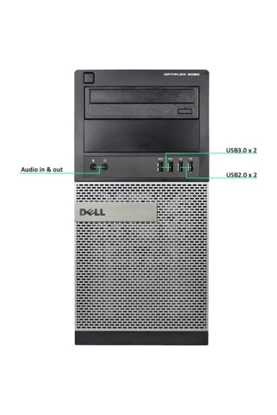 Dell OptiPlex 9020 Tower Computer Intel Core i5 Gen 4 RAM 8GB Hard 256GB SSD ...
