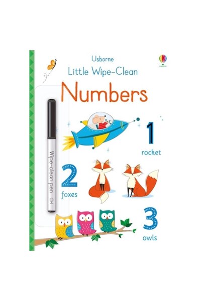 Usborne Scrie și șterge pentru copii - Cifre mici care se șterg ușor