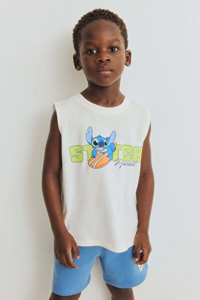 H&M Print-motif cotton vest top
