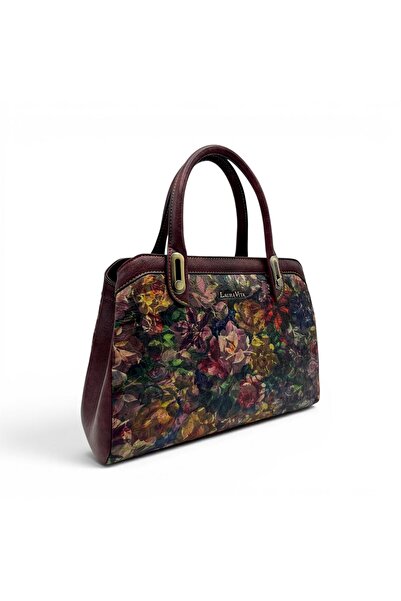 LAURA VITA ARAMIS 10 Wine Women’s Bag – Floral Print Handbag and Crossbody Ba...