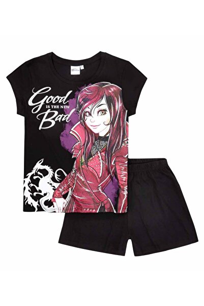 Disney Descendants Pijama de vară neagră cu print foto de calitate, tricot si...
