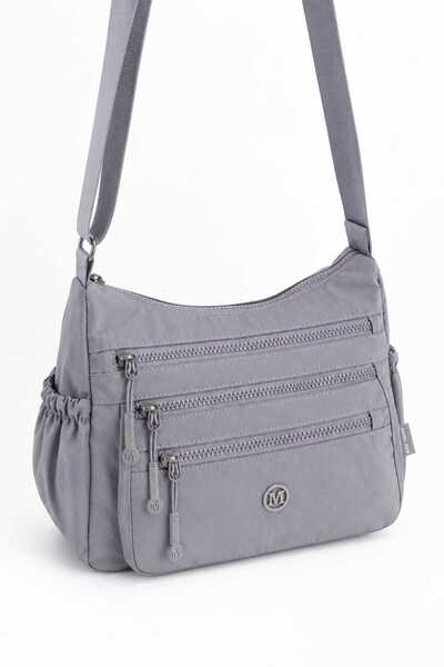 Vona Bags Crinkle Fabric Cross Shoulder Bag M15