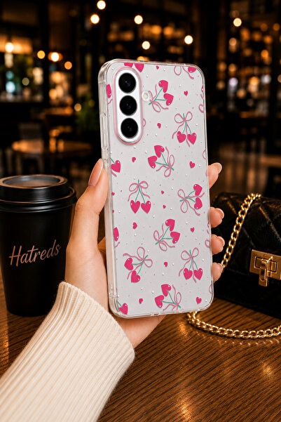 Hatreds Samsung Galaxy S26 Plus Kamera Korumalı Şeffaf Desenli Klip Kılıf - K...