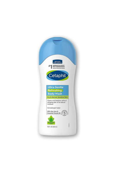 Cetaphil Sun Daylong Ultra Soft Body Wash - Fragrance-Free, 16.9 oz