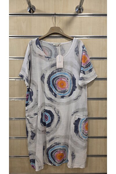 Park Moda Italian Short Dress 100% Cotton Fine Weave