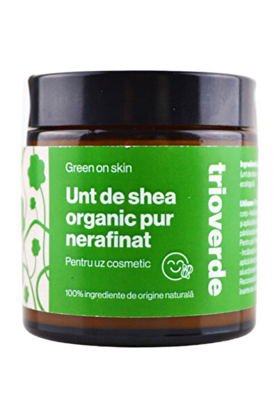 Trio Unt de Shea Organic Pur Nerafinat 100 g VERDE