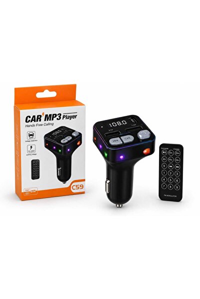 ANY SHOP MARKET FM Bluetooth C59 Αυτόματος Διαμορφωτής Ραδιοφώνου, Αναπαραγωγ...