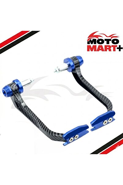 motomart+ Honda Cbr250Rr Karbon Desenli Kalın Manet Koruma Mavi Mktr1716