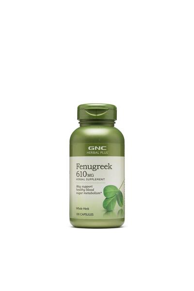 GNC Fenugreek (Schinduf) Herbal Plus 610mg 100cps