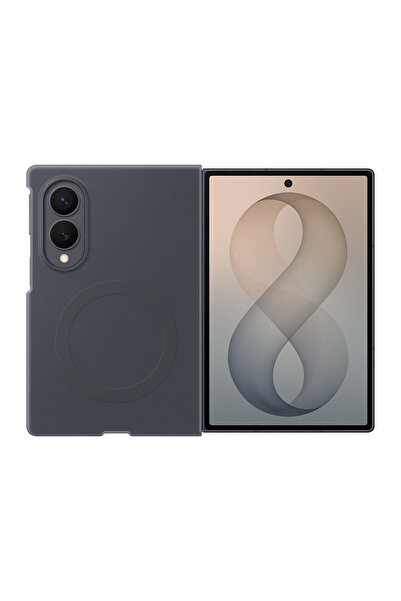 Samsung Θήκη σιλικόνης με μαγνήτη για Galaxy Z Fold 8, Μαύρο