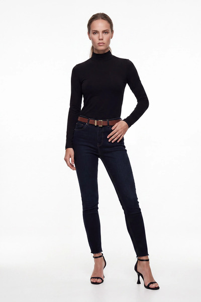 cemo Women's High Waist Skinny Fit Jean Pants