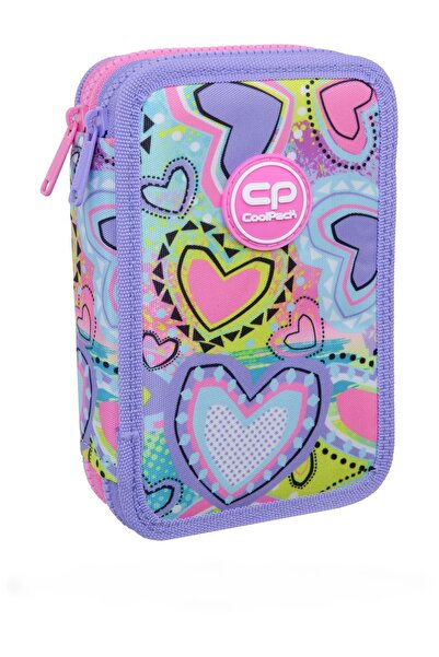 Cool Pack Penar echipat CoolPack Jumper 2, 35 piese, 2 fermoare, Pastel Hearts