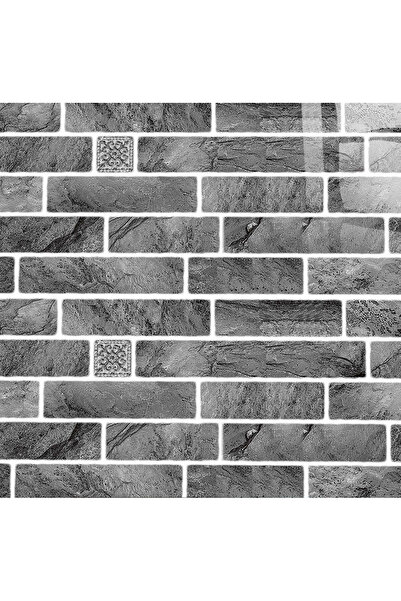 MallDeco Set 2 autocolante de perete Caramida 60cm x 60cm