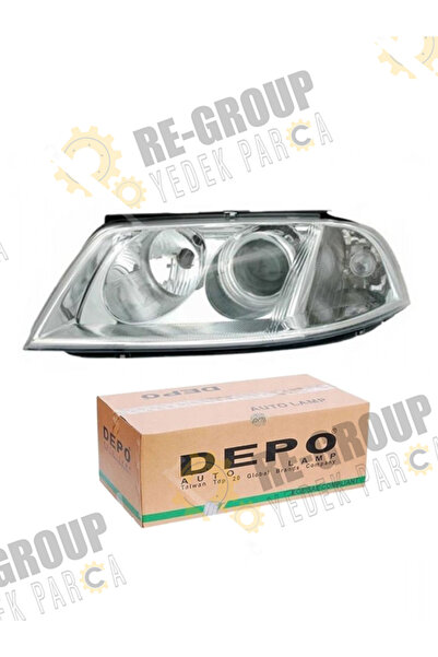 İthal VW PASSAT B5 ÖN FAR MERCEKLİ 2001-2004 -SOL- 3B0941015