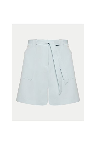 Guess Pantaloni scurți de damă din material textil W5GD0IWH9Y2 Albastru