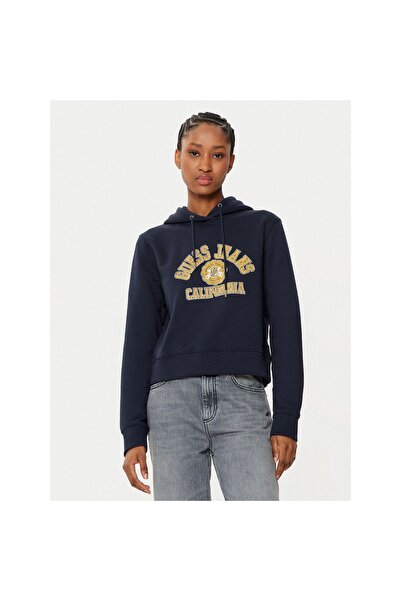 Guess Jeans Γυναικεία Μπλούζα W5RQ29K68I4 Ναυτικό Μπλε