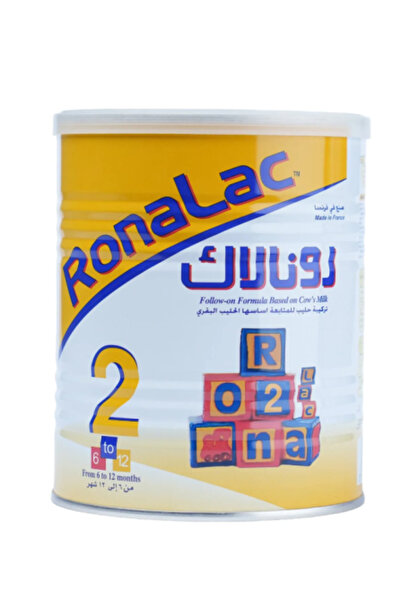 Ronalac حليب أطفال مدعم بالحديد من 6 إلى 12 شهرًا 850 جرام