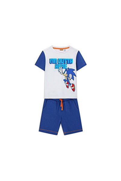 ORIGINAL MARINES Set tricou și pantaloni scurți pentru băieți DFPV2230CM Alba...