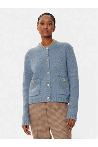 Tommy Hilfiger Cardigan de damă WW0WW44473 Albastru