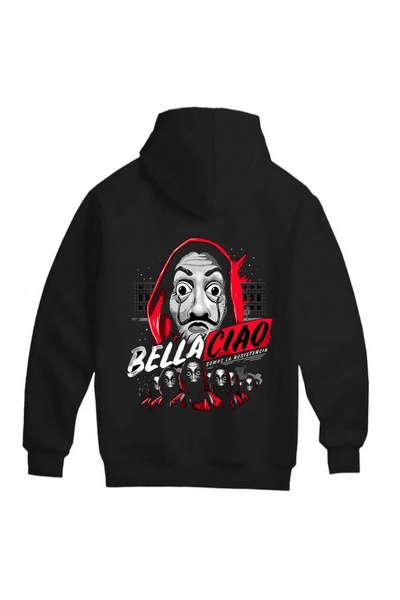 SVART WEAR Hanorac unisex supradimensionat La Casa De Papel, 100% bumbac