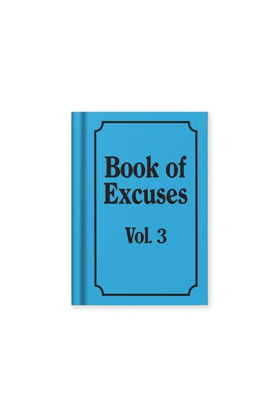 Ohh Deer Design A7 112 Pages Fabric Hard Cover Lined Notebook Book of Excuses...