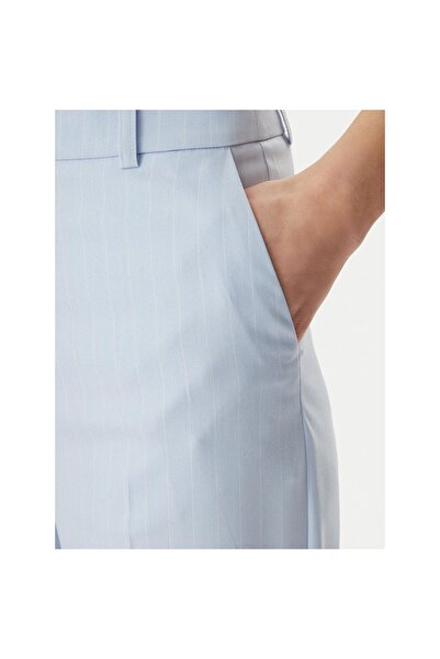 Morgan Pantaloni de damă din material textil 261-PTYA.F Albastru